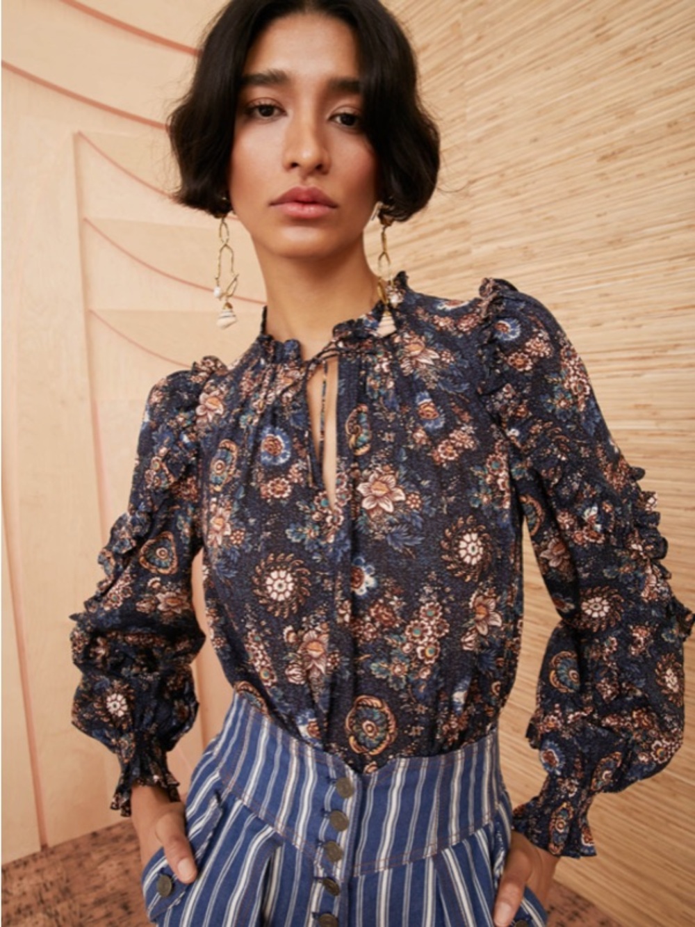 ULLA JOHNSON
MANET BLOUSE - Twilight